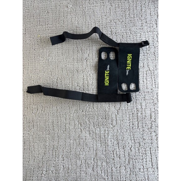 Ignite By SPRI Leather Workout Power Weightlifting Straps Wraps Grips. - Picture 4 of 10